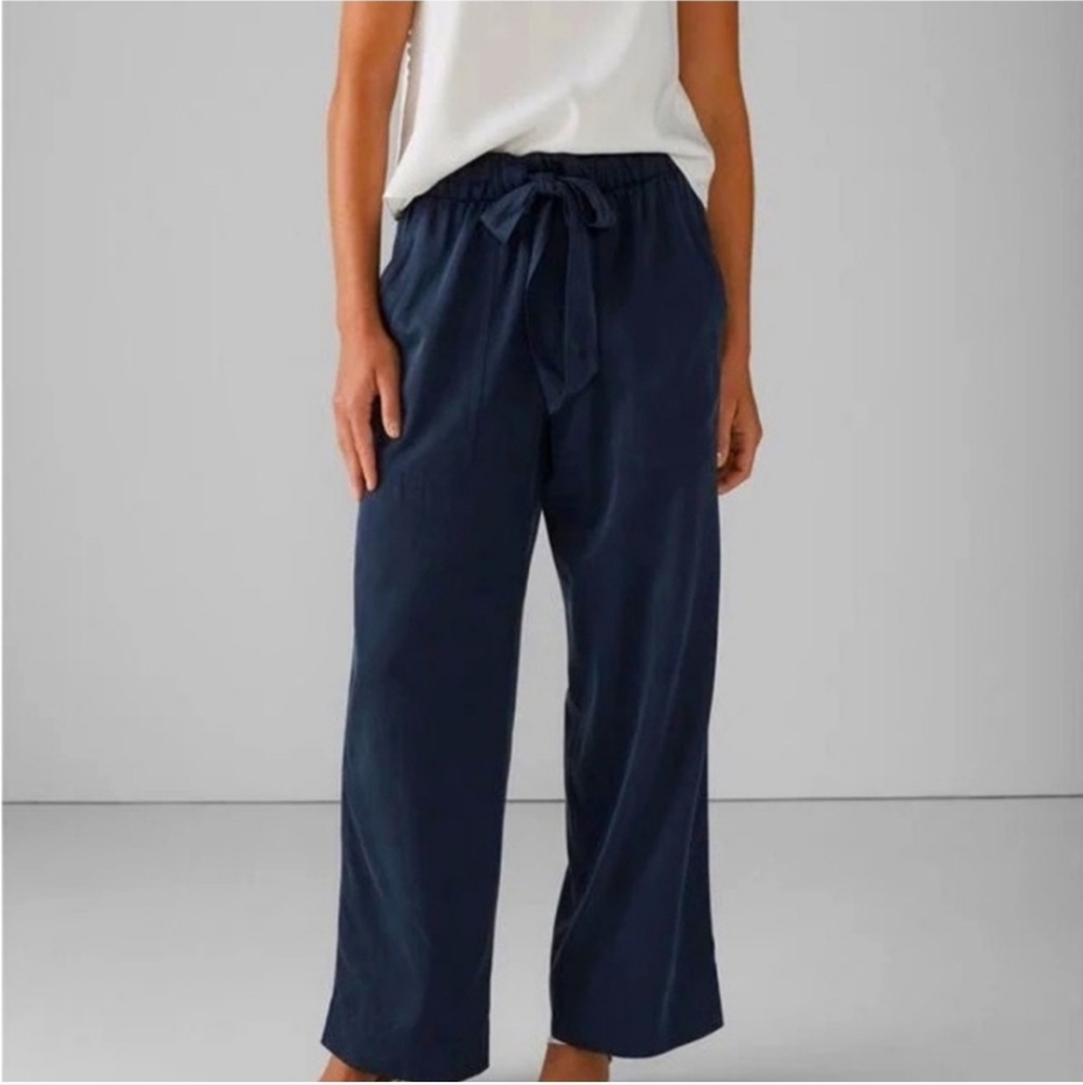 Navy Club Monaco Wide Leg Pant, Size 00
